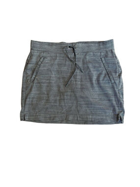 Athleta Stripe Modern Metro Skort Women's Medium Stretch Pockets Golf Tennis